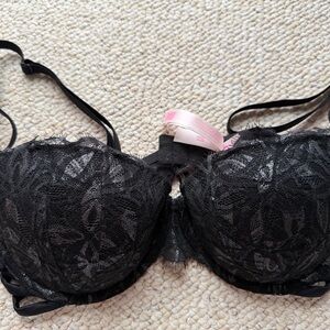 PINK Victoria's Secret Black Lace Bra